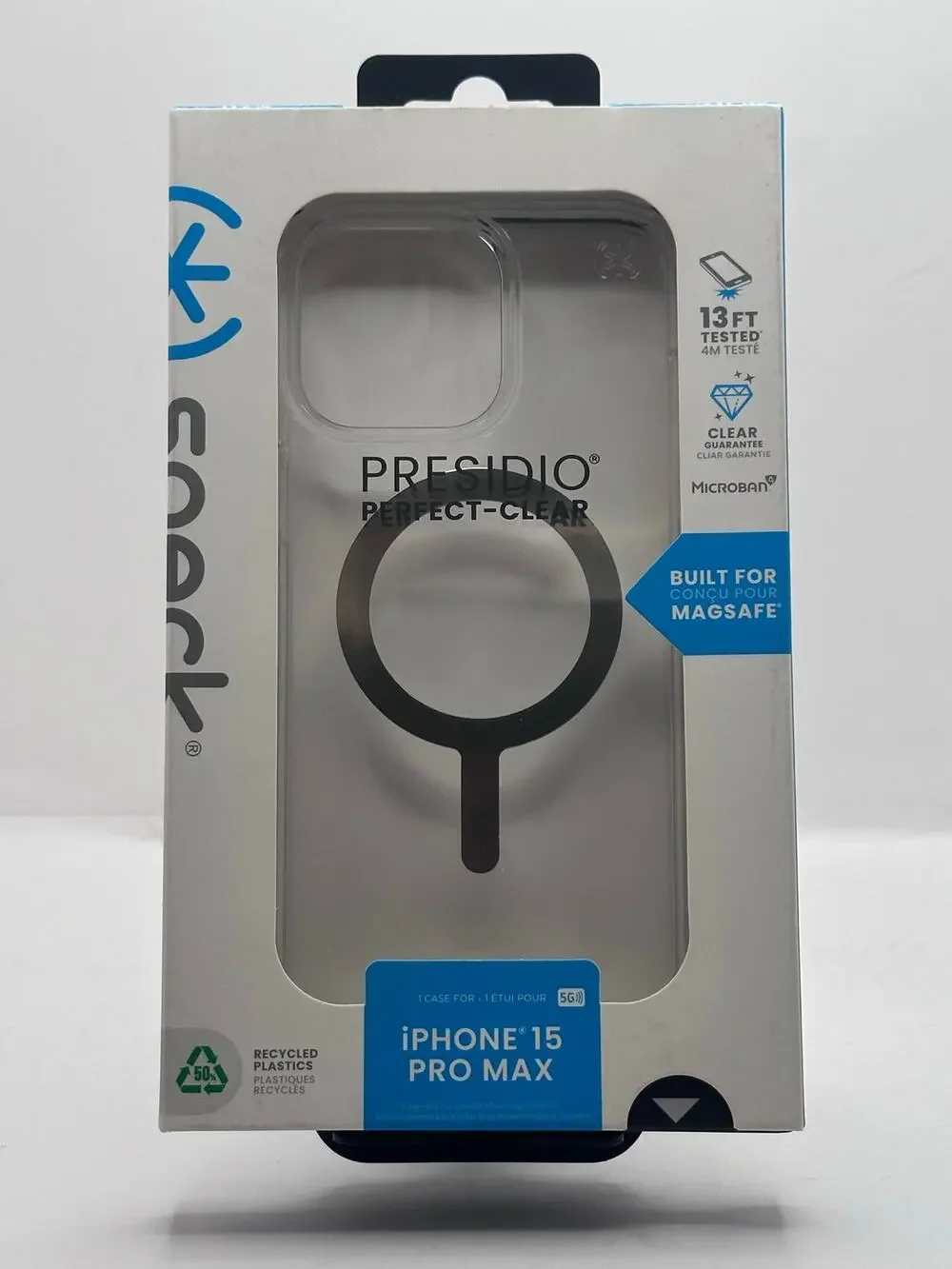 Speck Presidio Perfect-Clear iPhone 15 Pro Max MagSafe Case NWT MSRP: $55.00